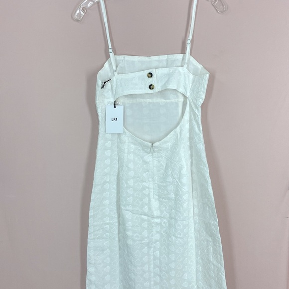 LPA Cotton Janina Dress in White Size S from REVOLVE - Picture 8 of 9